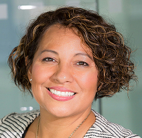 Portrait of Claire Ashford, head of compliance, in financial regulation